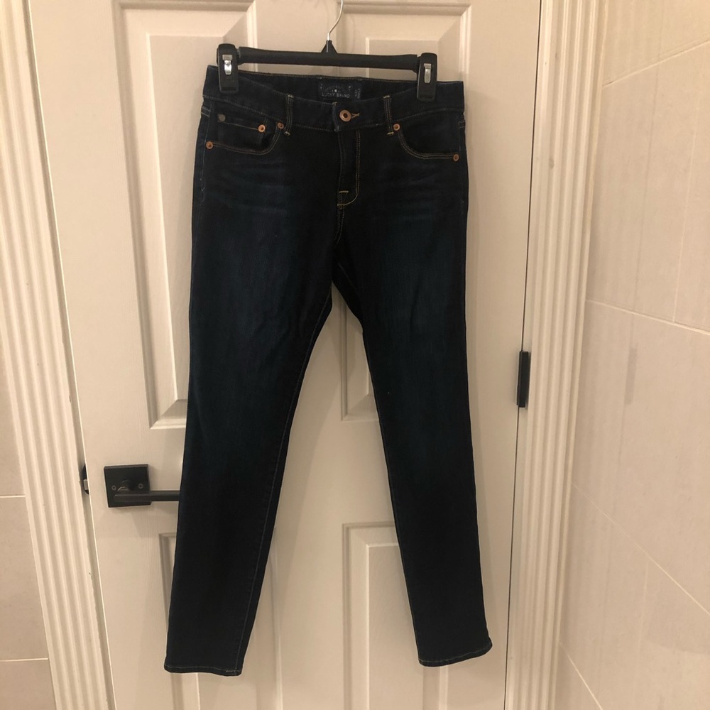 Lucky brand skinny/ankle jeans